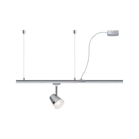 URail Cable zasilanie zwieszane Czarny max. 1000W 2000mm 230V metal/twszt