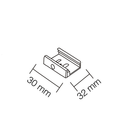 Zacisk ACB Lighting Czarny Metal 5CLA41162N