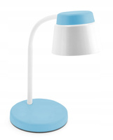 Lampka biurkowa GHELIN, 6W 350lm 4000K niebieska GT-LB-HEL6W-25-DEC Unilight