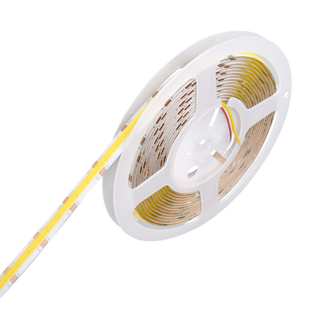 Taśma COB 608 MOCNA 24V | 14W | CCT  Ciepło-Zimna 2700K-6500K 608 LED  1350lm CRI>90 IP33 wodoodporna proCOB® ULLS35 proCOB®