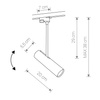 1-obwodowy Profile PROFILE EYE SUPER C Czarny Nowodvorski 9244