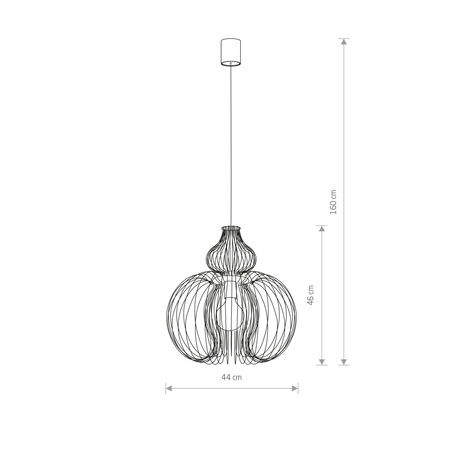 Lampa sufitowa MEKNES Biały Nowodvorski 5297