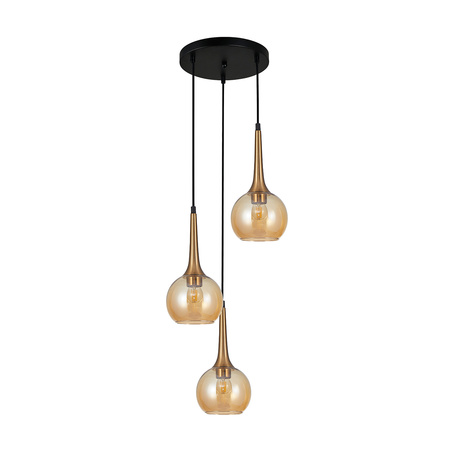 Lampa Wisząca Favera  Brąz antyczny PND-42361-3A-BRO-AMB Italux