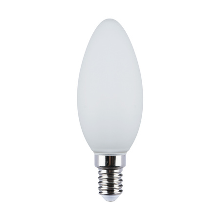 Lampa Źródła LED E14 4.5W B35 MILKY 3000K  Biały opalowy 5214-B35-3DM-MILKY-3K Italux