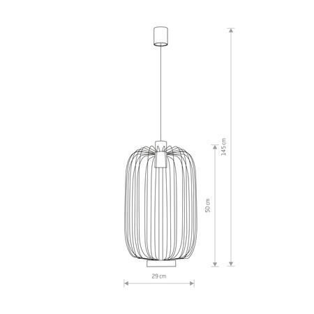 Lampa sufitowa CAGE Czarny Nowodvorski 6844