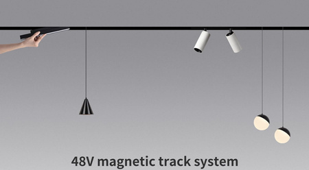 NIKO TRACK MAGNETIC 12W 4000K Neutraina BIAŁY/CZARNY UNILIGHT