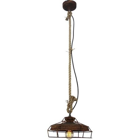 Lampa wisząca Brilliant Peter 93319/60 E27 30cm -rdzawy