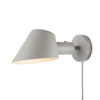 Lampa ścienna Nordlux E27 60W Aluminium/Tworzywo sztuczne Szary 2220381010