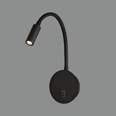 Lampa ścienna Lyon ACB Lighting LED Teksturowana czerń Aluminium/Żelazo A36991N