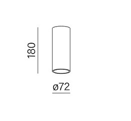 Aqform VIP round up&down LED 230V exterior M930 64° Phase-Control kinkiet czarny