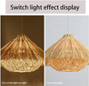 Lampa Sufitowa z Bambusa BALI Natural-Close ULFN375 Unilight