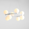 LAMPA WISZĄCA KRONE 8 WHITE