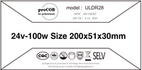 proCOB ® Zasilacz Ultra Slim 24V 100W 4.1A IP43 ULDR28 proCOB®