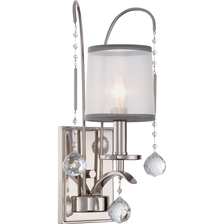 Kinkiet Whitney   Imperialne srebro QZ-WHITNEY1 Elstead Lighting