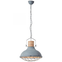 Lampa wisząca Brilliant EMMA 93406/70 E27 47cm -szary beton