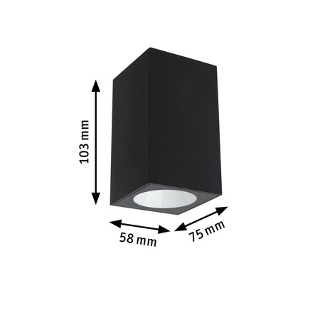 Oprawa elewacyjna FLAME IP44 4W 265lm 2200K 230V antracyt