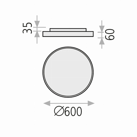 Lampa sufitowa Lisboa ACB Lighting 2xLED Teksturowana czerń Aluminium/Żelazo/Pleksi P385160NDP