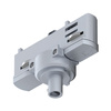 Adapter do opraw zwieszanych systemu ProRail3 230V srebrny / metal / tworzywo sztuczne