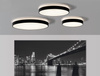 Lampa sufitowa Lisboa ACB Lighting 2xLED Teksturowana czerń Aluminium/Żelazo/Pleksi P385160NDP