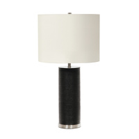 Lampa stołowa Ripple  Czarna Czarne RIPPLE-TL-BLK-W Elstead Lighting