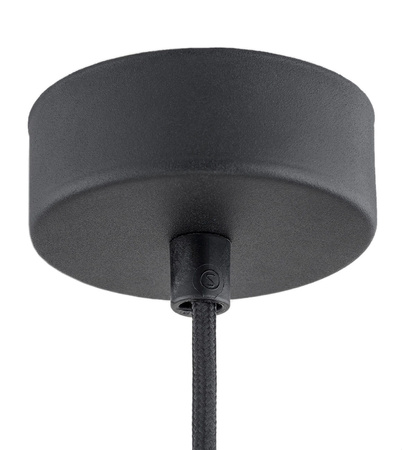 Lampa wisząca BEVERLY czarny, mosiądz  E27 4687 Argon