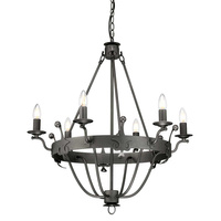 Żyrandol Windsor   Grafitowe Grafitowe WINDSOR6-GR Elstead Lighting