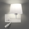 Lampa ścienna Hold ACB Lighting 2xLED E27 Teksturowany biały Aluminium/Żelazo/Pleksi A36641BDER