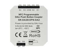 Switch input coupler DALI-2 4 wejścia NFC SR-DA2833PN-DA2 Sunricher