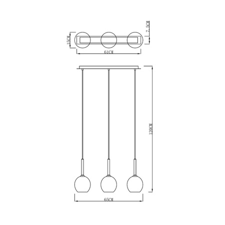 Zumaline Lampa WISZĄCA MONIC MIEDŹ 003064-003551