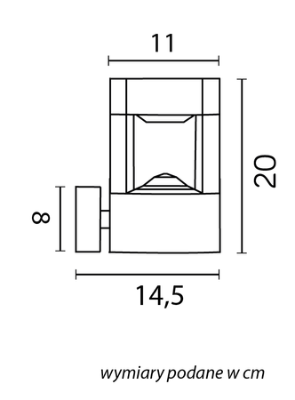 Fan Kwadrat FKW-K100