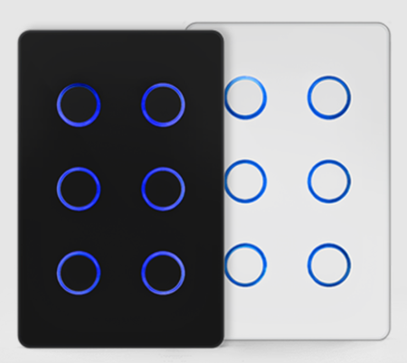 Panel dotykowy DALI-2 z mostkiem Thread 53451 zc-sst-6sw-blk zencontrol