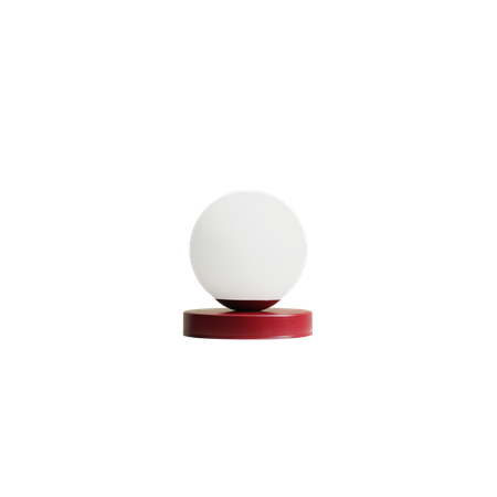 LAMPKA BIURKOWA BALL RED WINE S