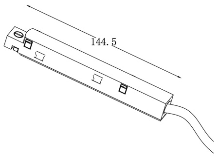 MULTILINE KOŃCÓWKA ZASILAJĄCA DO SZYN 48V  DALI ULAC283 Unilight