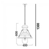 Industrialna lampa wisząca loftowa, metalowa OPRAWA antyk zielona ULFN238 Unilight