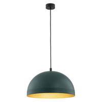 Lampa wisząca BONITA zielony, złoty środek E27 8243 Argon