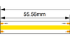 48V COB LED STRIP IP20-50M- 3000K-6w/m ULLS20 Unilight