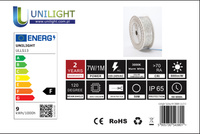 Taśma LED 230V na zewnątrz wytrzymała IP68 Ciepła barwa 50m ULLS13 Unilight