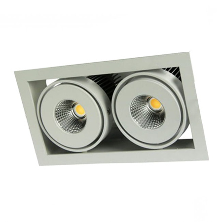 Oprawa sufitowa Downlight - Neutralna barwa - 2x10W ULDL47 Unilight