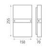 Lampa ścienna Milano ACB Lighting LED E14 sob. Nikiel Opal Szkło A163291NMS