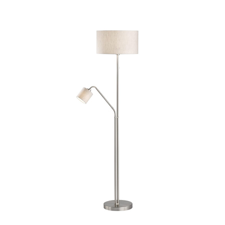 Lampa Podłogowa Layer Fischer&Honsel E27 1x60W w kolorze niklu metal 40278