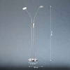 Lampa Podłogowa Dent Fischer&Honsel LED 2x6W w kolorze niklu metal 40108