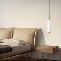 Nowoczesna minimalistyczna sferyczna lampa wisząca TRIO GOLD ADANI AD185