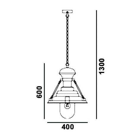 Industrialna lampa wisząca loftowa, metalowa OPRAWA antyk zielona ULFN238 Unilight