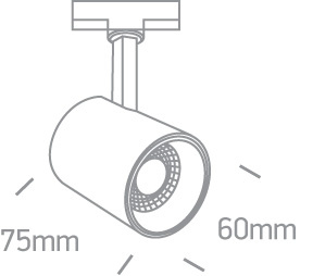 KAMI czarny LED 3000K 8W 650lm MYL.00096 Make Your Light