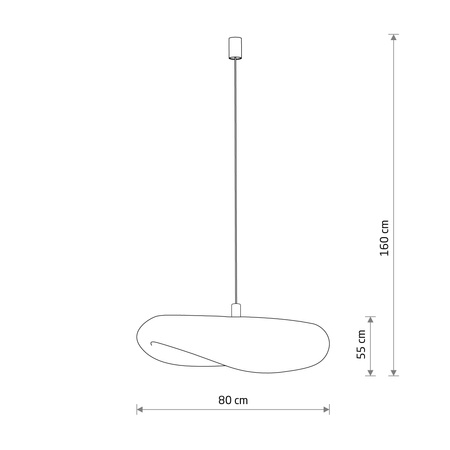 Lampa sufitowa HAVANA L Naturalne drewno Nowodvorski 11397