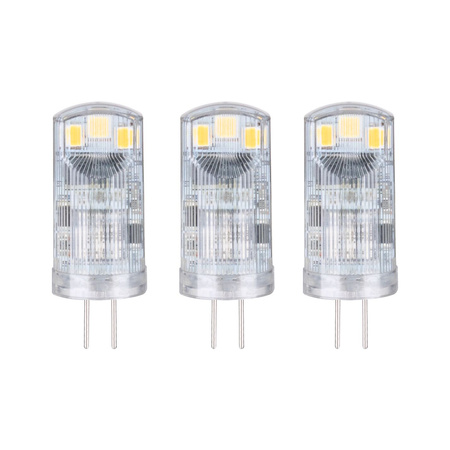 Źródło światła LED G4 3x1.8W 200lm 2700K 12V przezroczysty / tworzywo sztuczne