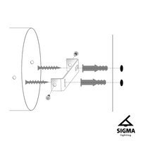 AQUA kinkiet biały SIGMA 33481