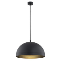 Lampa wisząca BONITA czarny, złoty środek E27 8242 Argon