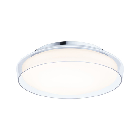 Plafoniera LUENA LED 16.5W 860lm okragła 350mm 3000K IP44 230V szkło chrom / metal