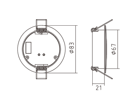 Multisensor  DALI-2 PIR PODTYNKOWY SR-DA9030A-PIR Sunricher